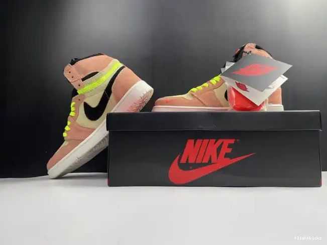 Jordan 1 Air Switch High CW6576-800 Peach 0429